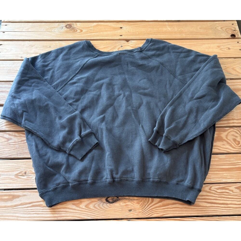 People of leisure $108 NEW Women’s Pink Floyd Oversized Sweatshirt Sz M Grey CC - Picture 3 of 10